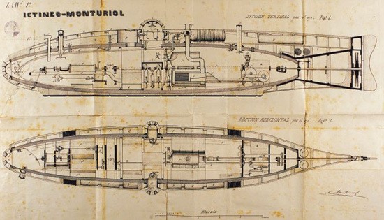 Ictineo II, ilk denizaltıların işlevselliğini kısıtlayan basınç ve kaldırma kuvvetini kontrol altında tutma gibi sorunları da çift cidarlı gövdesi sayesinde çözmüştü