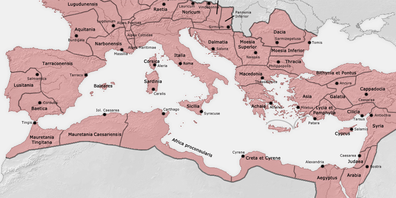 İmparatorluğunun çöküşünden sonra Latince, tüm Roma eyaletlerinde yüzyıllarca ortak ticaret dili olarak kullanılmaya devam edecekti.